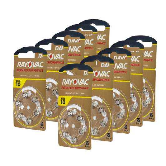 Bateria 60 Pila 10 Auxiliar Auditivo Peak Performance 10 pqt