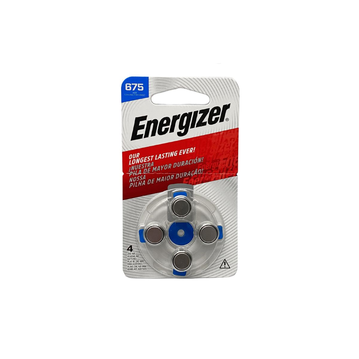 Bateria Pila Energizer 675 Para Auxiliar Auditivo ENAZ6754