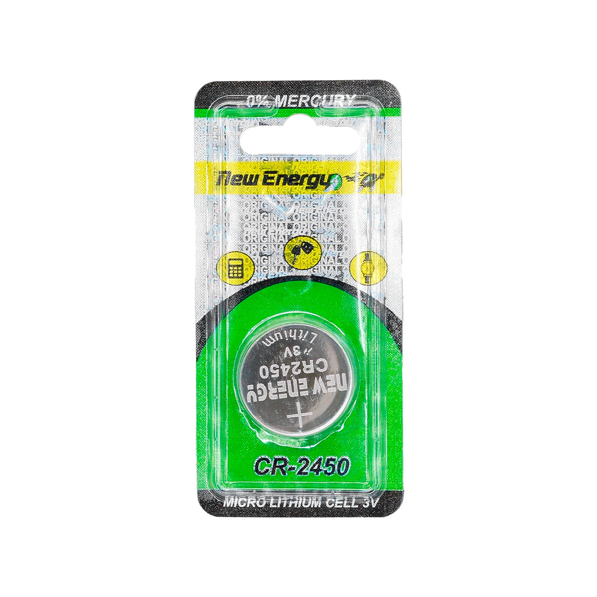 1 Pila CR2450 New Energy Bateria Para Reloj De Litio