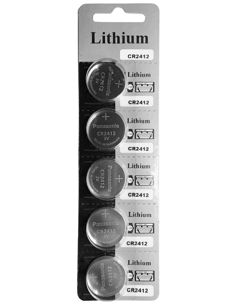 Bateria Pila de Litio Panasonic CR2412 Pila Boton Para Reloj