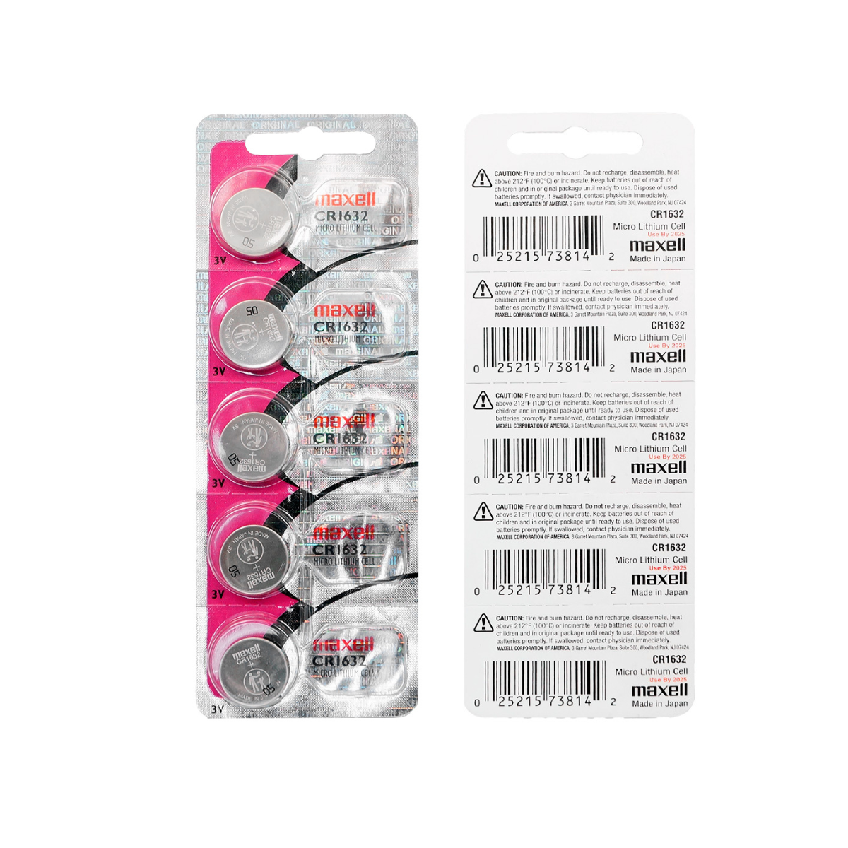 Bateria 5 Pila de Litio CR1632 Maxell 1 Blister Pila Boton