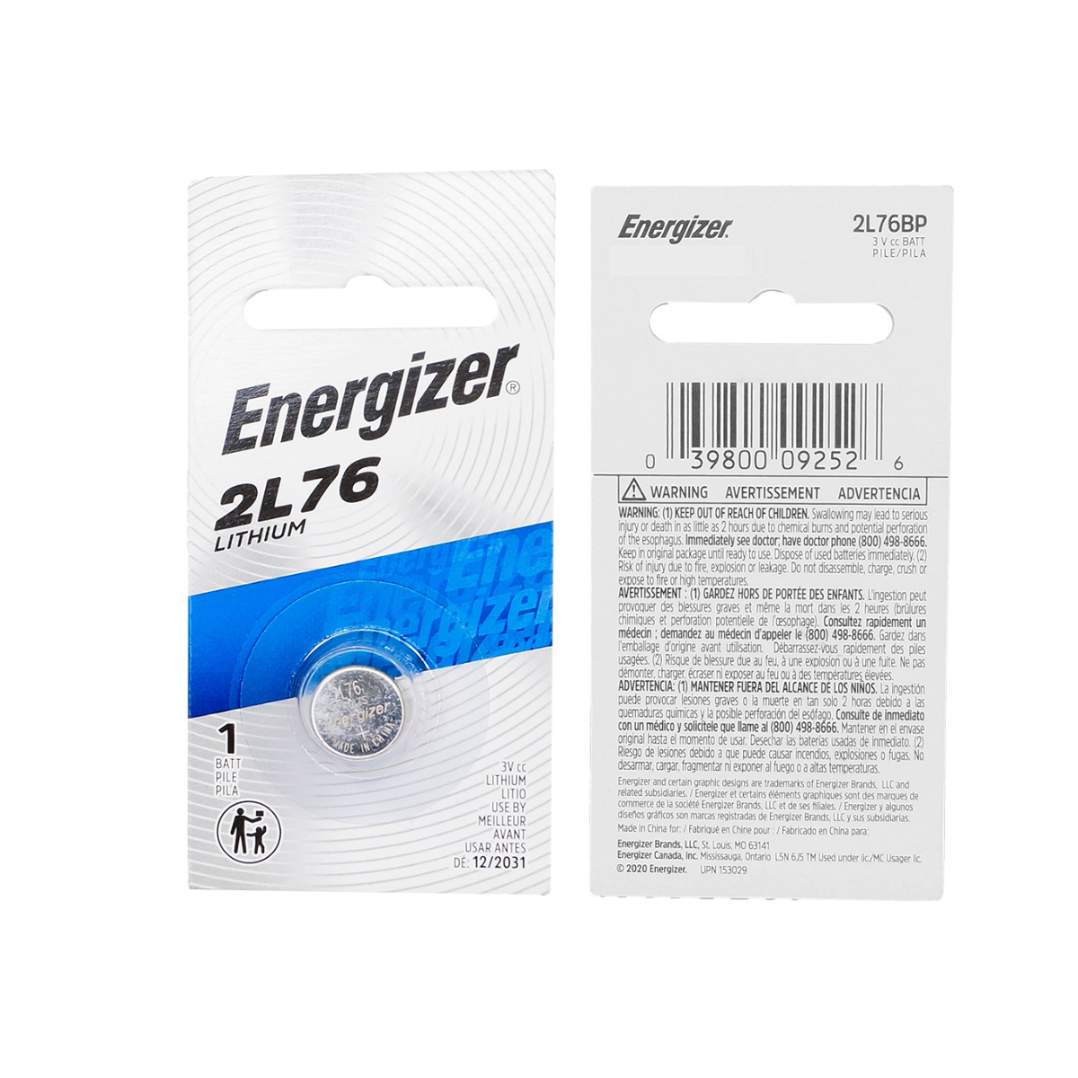 1 Pila 2l76 Bateria De Litio Energizer Boton