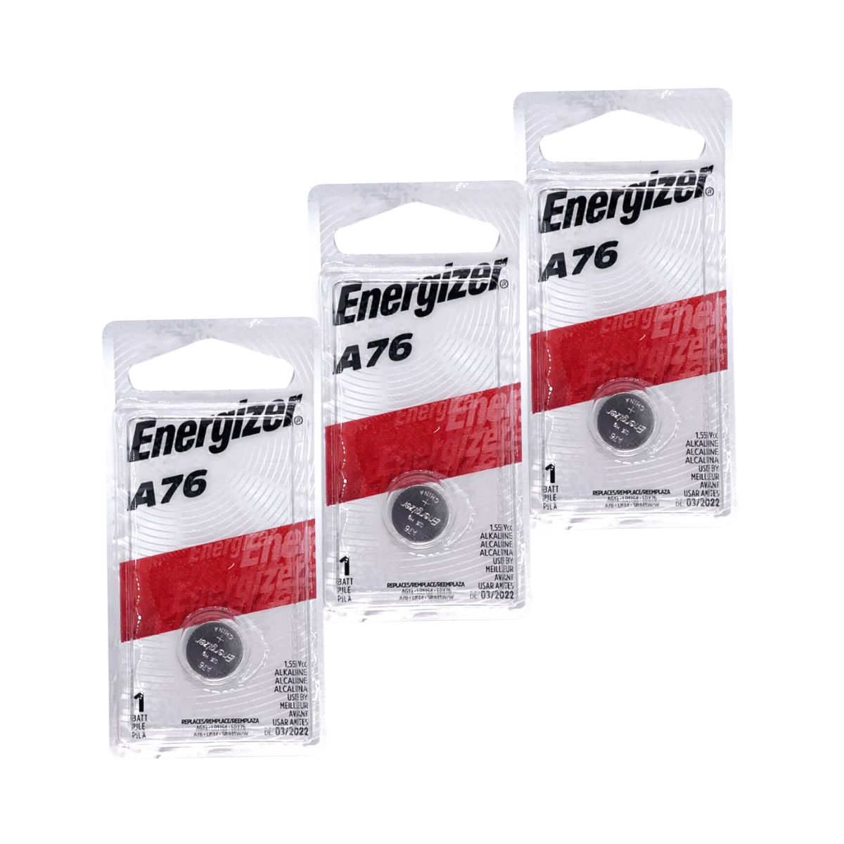 Pila A76 - Alcalina (pqt 3 pilas)