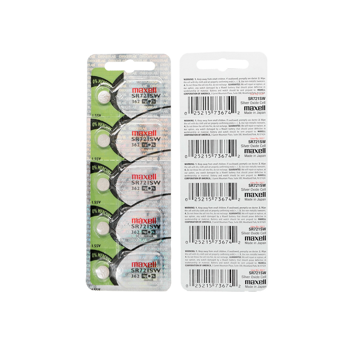 Bateria 15 Pilas para reloj 362 SR721SW 3 Blister Pila Boton