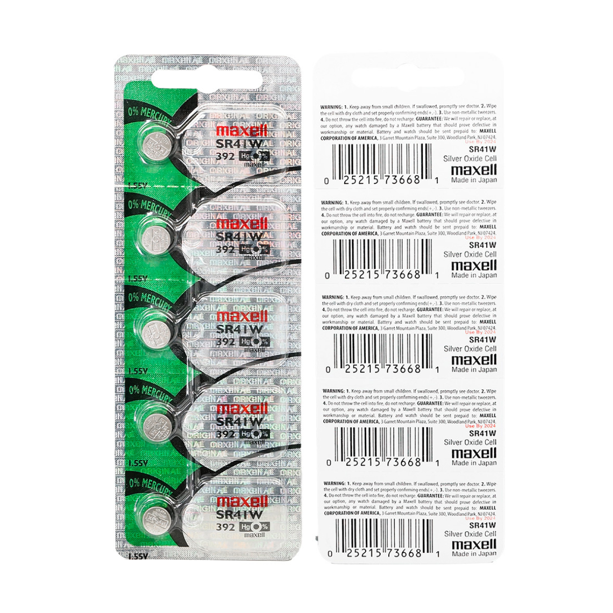 Bateria Pila Para Reloj 392 Maxell 1 Blister Boton Sr41w