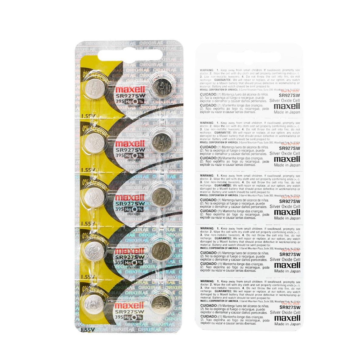 Bateria Pila Para Reloj 395 Maxell Sr927sw 1 Blister Boton