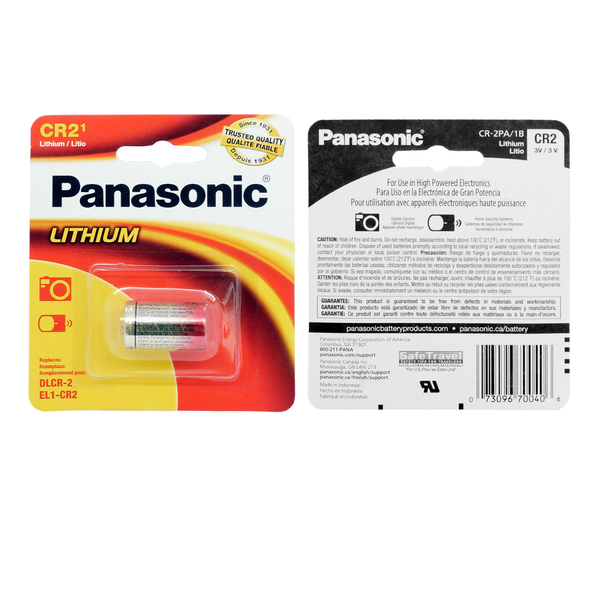 Bateria 5 Pilas De Litio CR2 Panasonic Para Camara