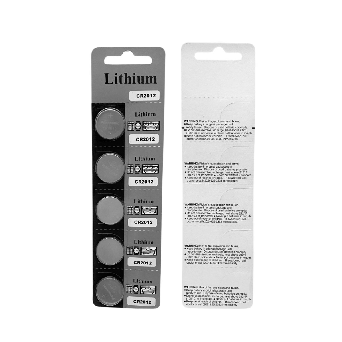 Bateria Pila de Litio Panasonic CR2012