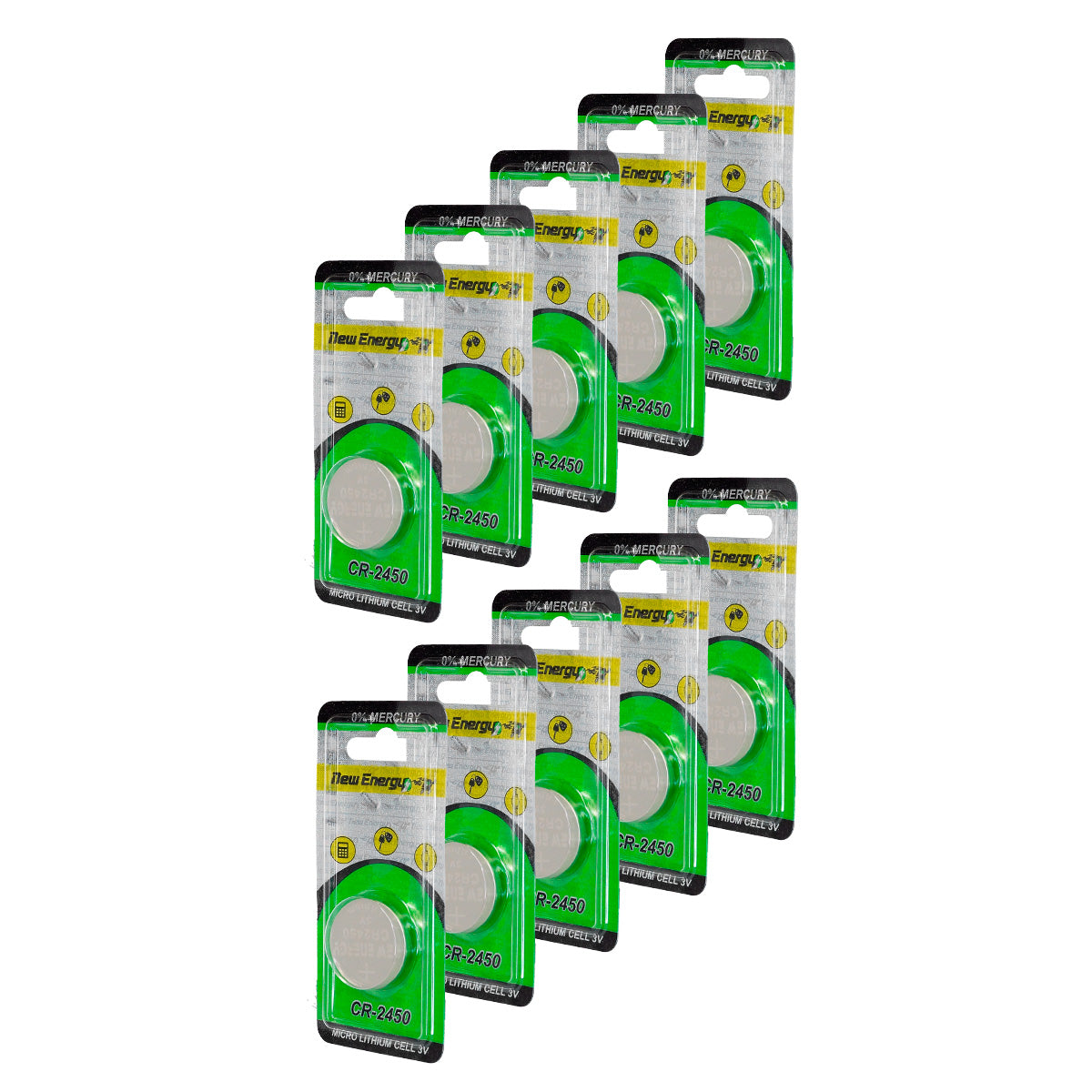 Pila de Litio CR2450 (pqt 10 pilas)