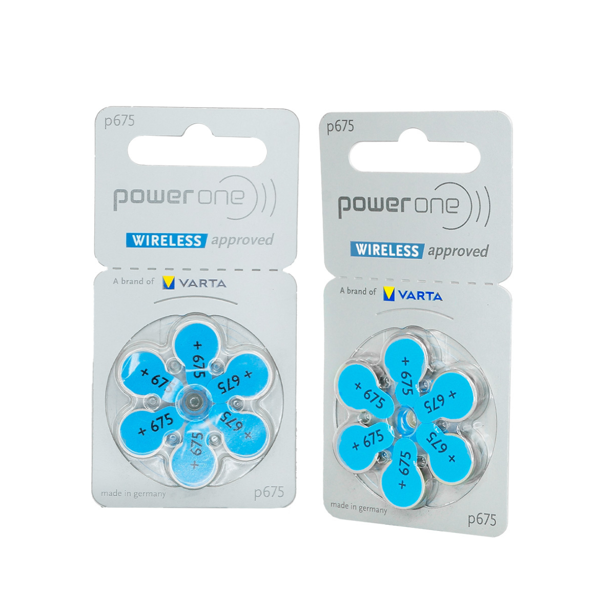 Bateria 6 Pila 675 Para Auxiliar Auditivo Power One 1 Blister