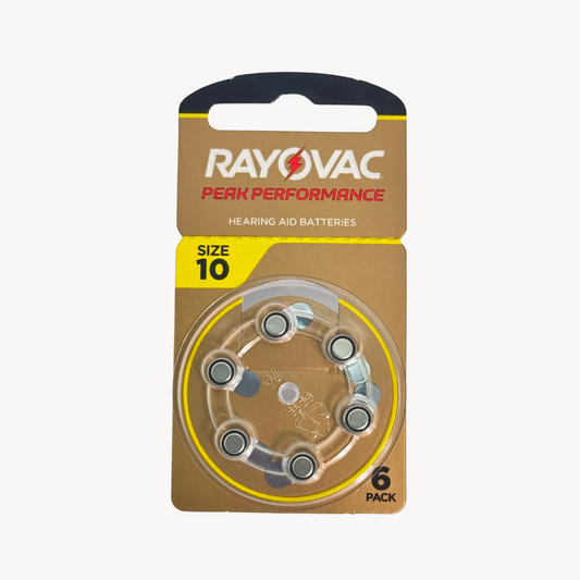 Bateria 6 Pilas Auditivas 010 Rayovac Peak Performance