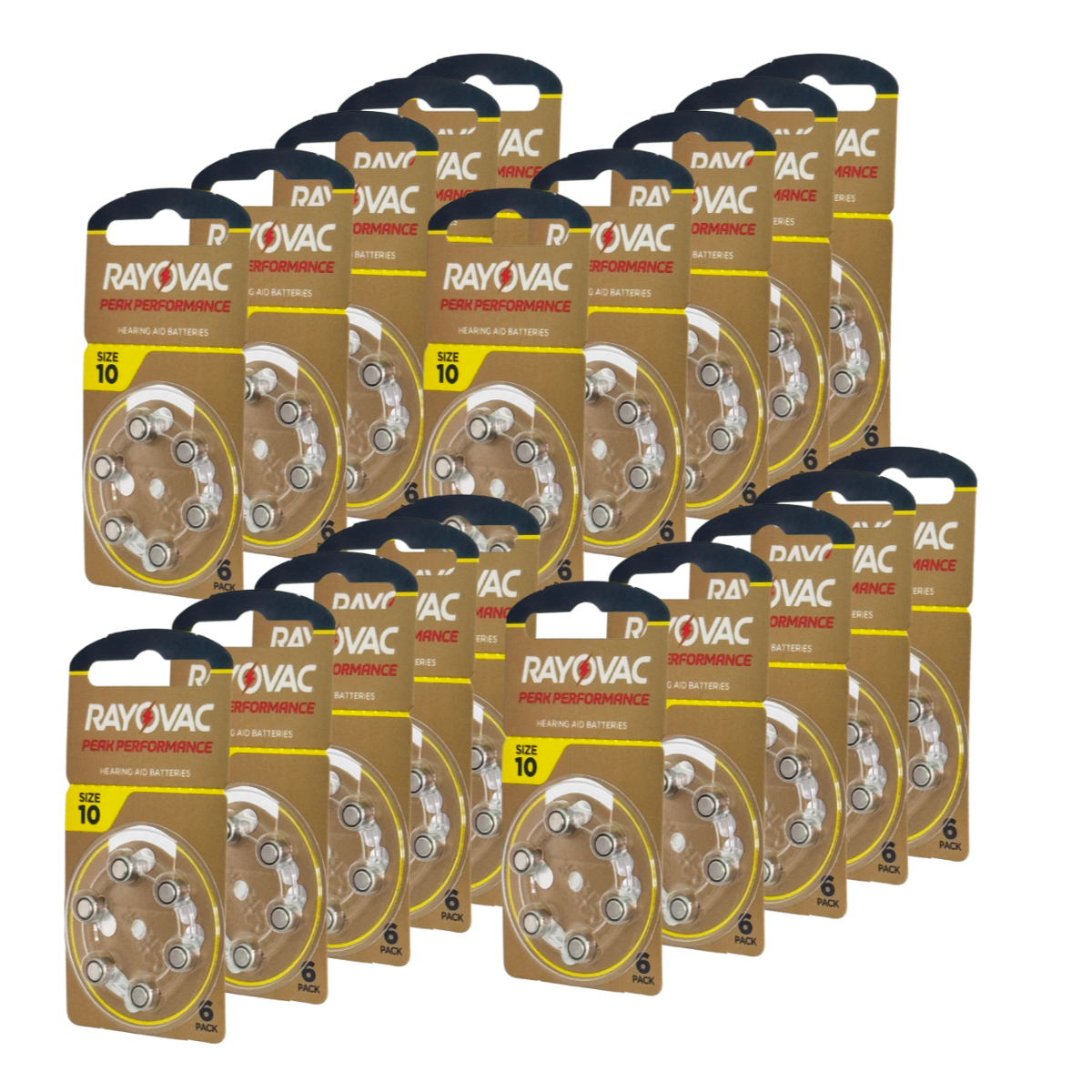 Bateria 120 Pilas 10 Auxiliar Auditivo Peak Performance