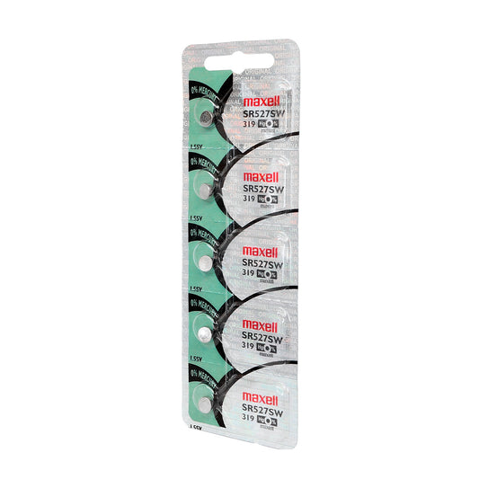 Bateria 5 Pilas para reloj 319 (SR527SW) 1 Blister Pila de Botón
