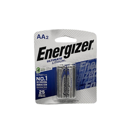 2 Piezas Bateria Pilas Energizer Doble AA - Litio