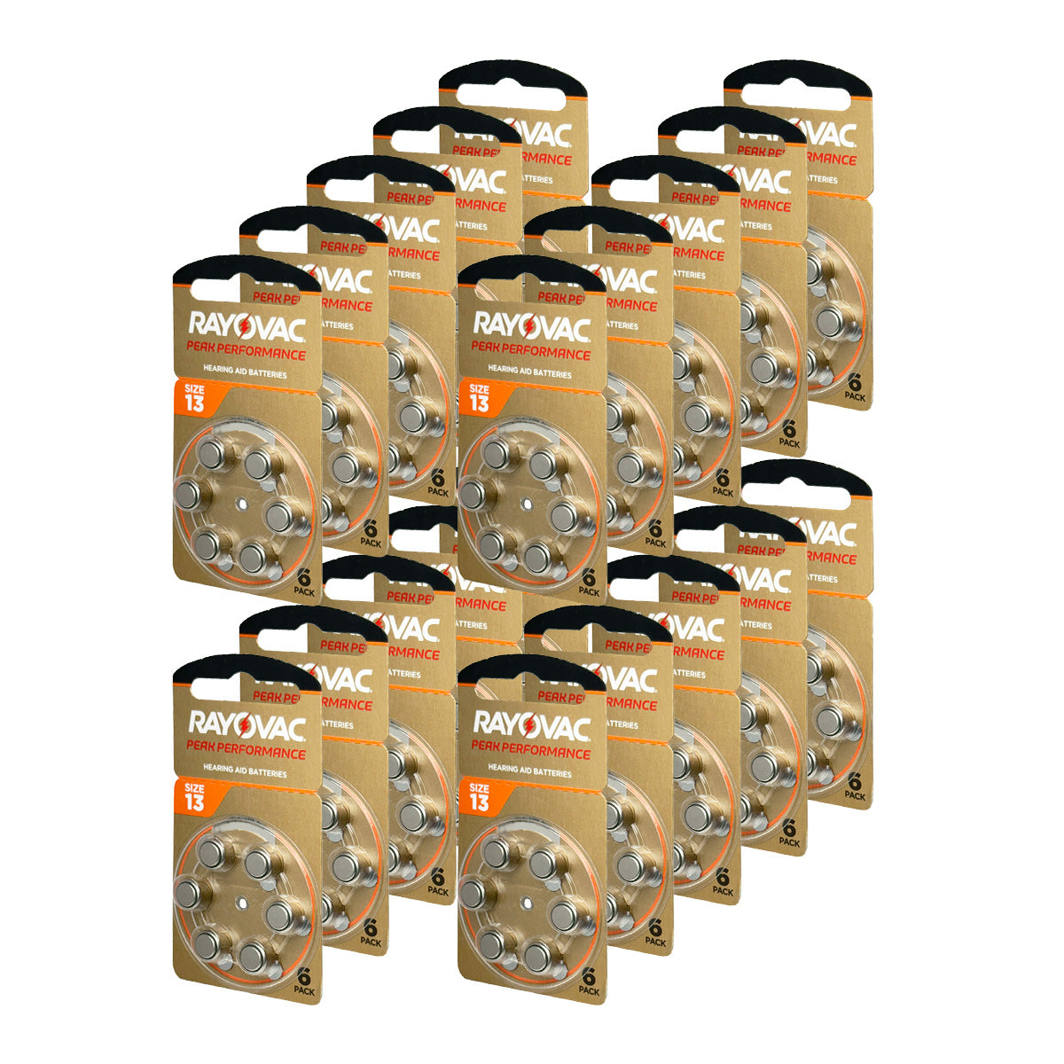 Bateria Pila 013 Auxiliar Auditivo Peak Performance 120 pilas 20 Blisters