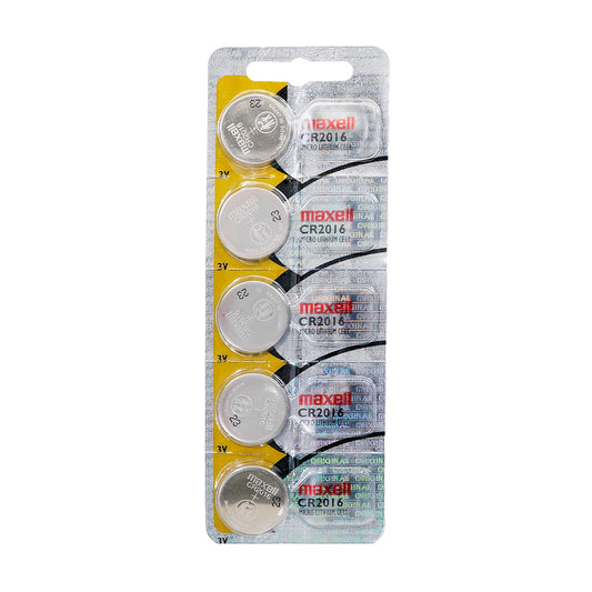 Bateria 5 Pila de Litio CR2016 1 Blister Pila Reloj Boton