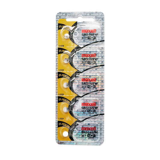Bateria 5 Pilas para reloj 317 SR516SW 1 Blister Pila Reloj Botón