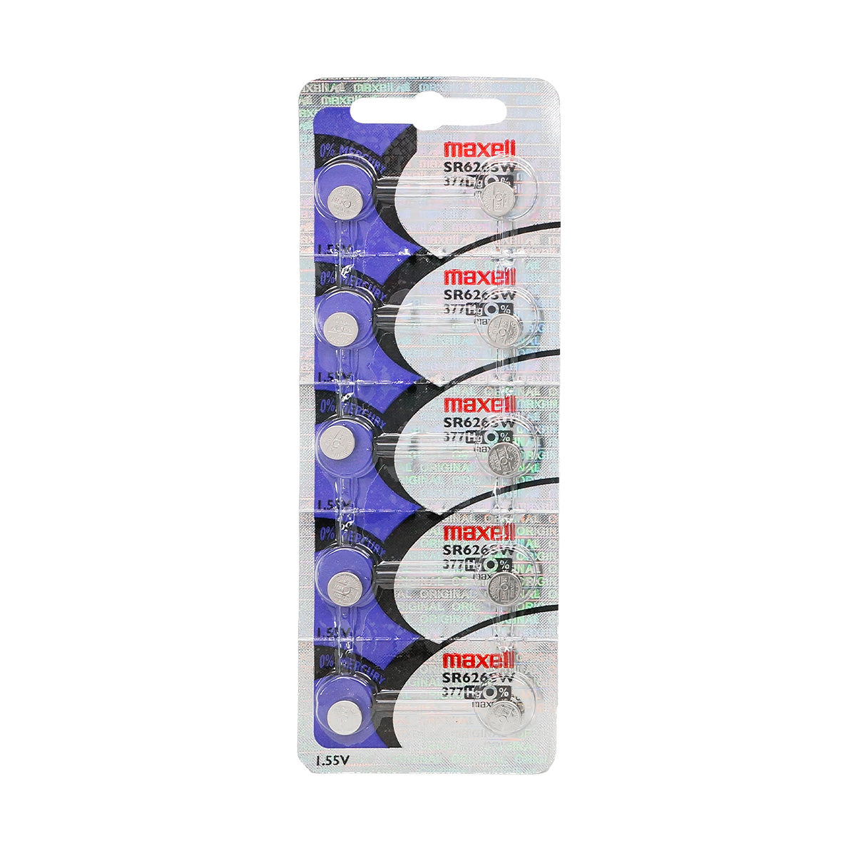 Bateria 10 Pilas para reloj 377 (SR626SW) 1 Blister Pila de Botón