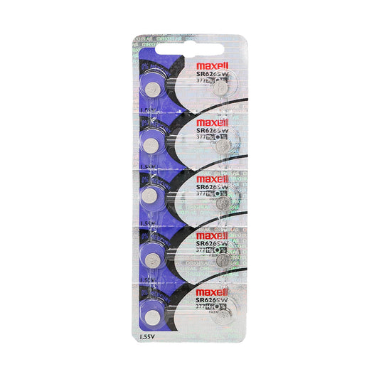 Bateria 10 Pilas para reloj 377 (SR626SW) 1 Blister Pila de Botón