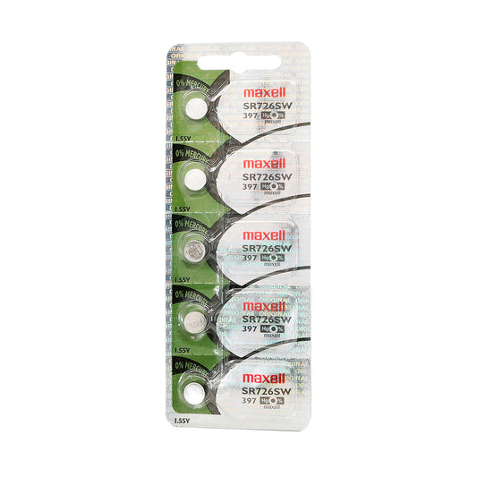 Bateria Pila Para Reloj 397 Maxell 1 Blister Boton Sr726sw