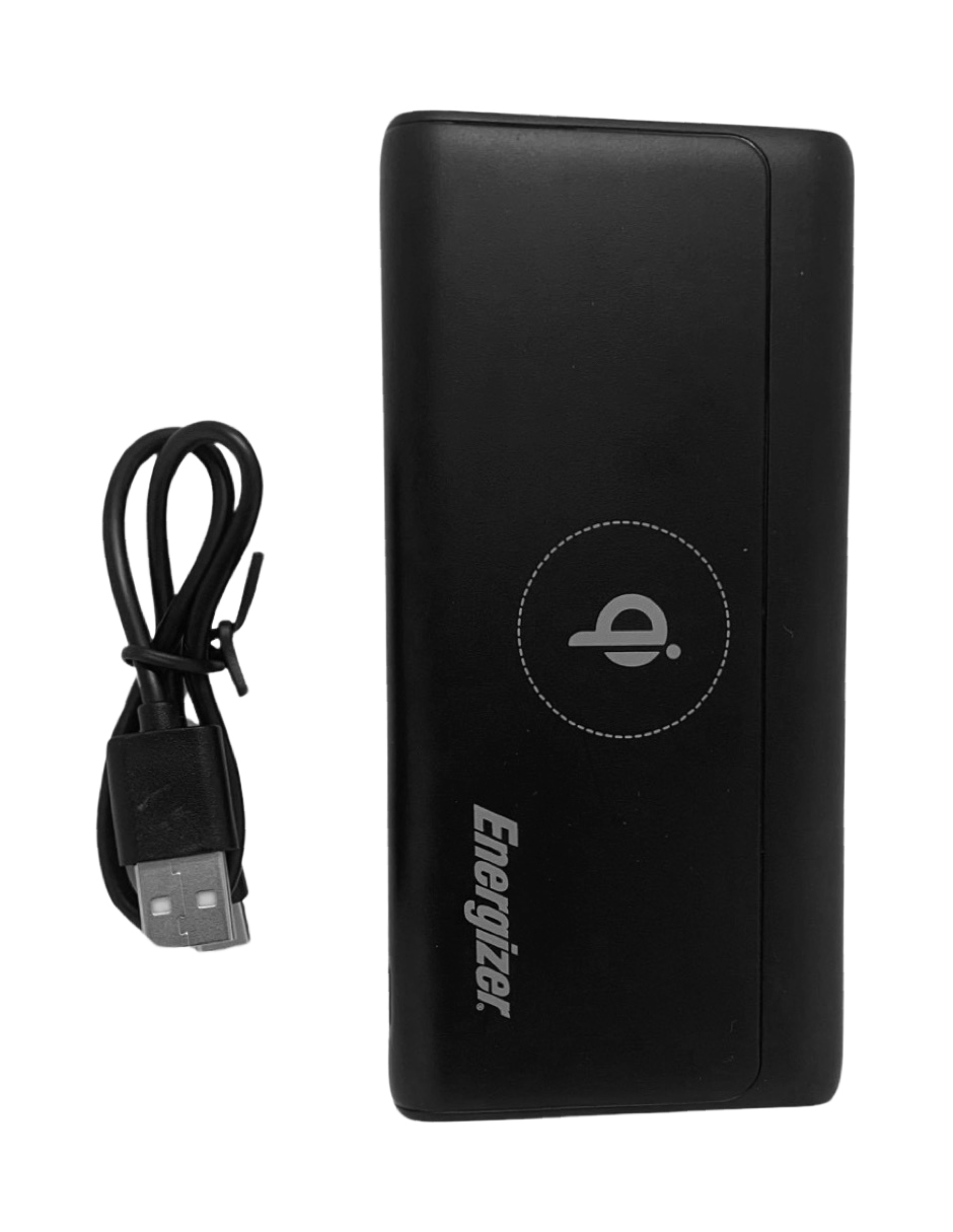 Power Bank Inalámbrica Batería Portátil 10,000mAh Energizer