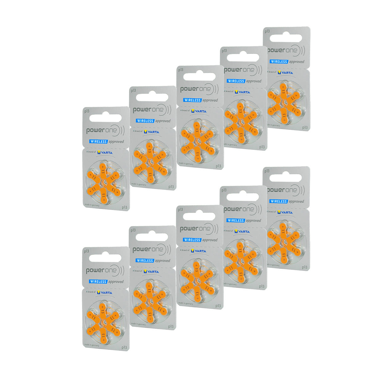 Bateria 120 Pila 013 Power One para Auxiliar Auditivo 20 blisters