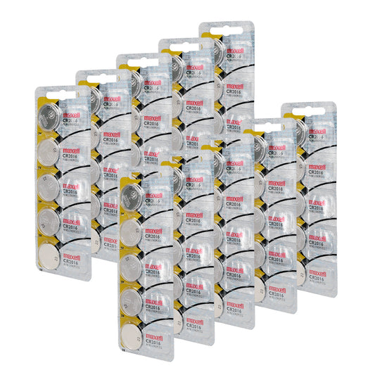 Bateria 50 Pila de Litio CR2016 10 Blister Pila Reloj Boton