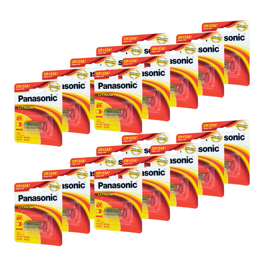 Bateria 20 Pila De Litio CR123A Panasonic Para Camara