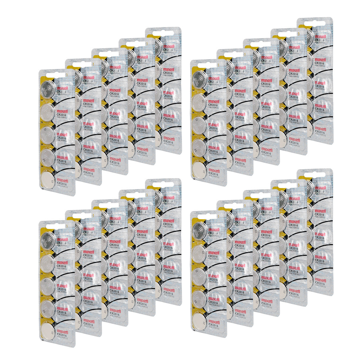 Bateria 100 Pila de Litio CR2016 20 Blister Pila Reloj Boton