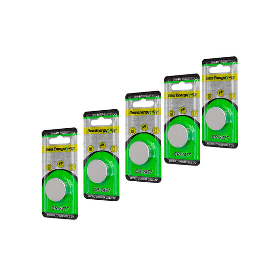 5 Pila CR2477 New Energy Bateria Para Reloj De Litio
