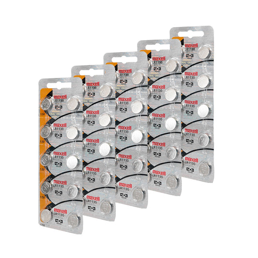 Bateria 50 Pila Alcalina LR1130 5 Blister Pila Reloj Boton